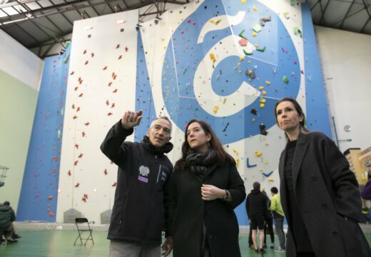 Inés Rey: “O novo rocódromo municipal pon á Coruña á vangarda da escalada en Galicia”